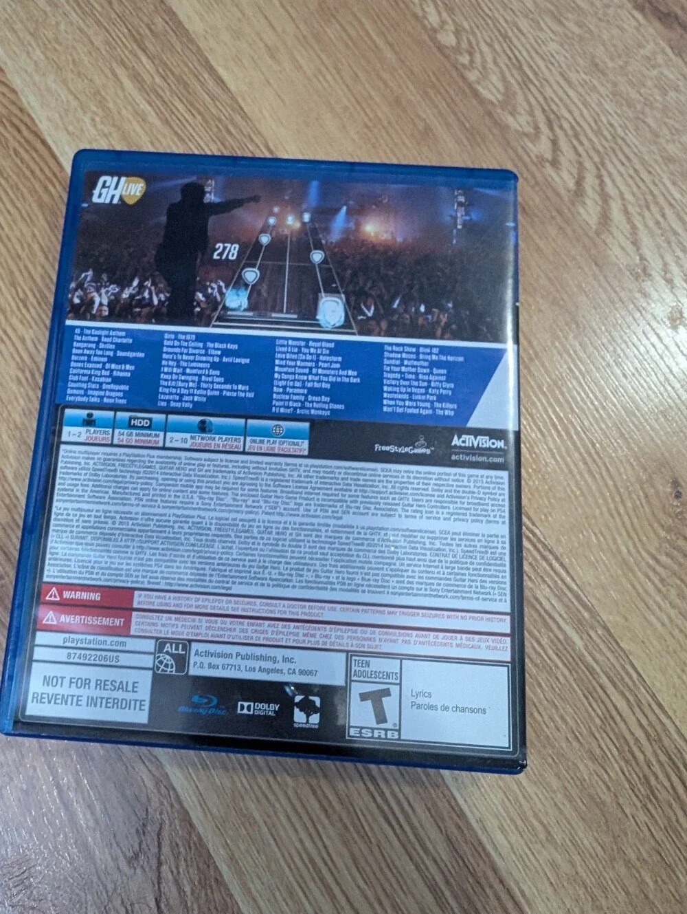 Guitar Hero Live Game PS4 Game PlayStation 4 Game TESTED